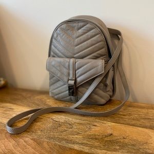 BOTKIER Grey Chevron Backpack/Crossbody